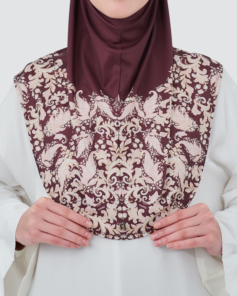 EasyOn PAISLEY ROSEN INSTANT - MAROON