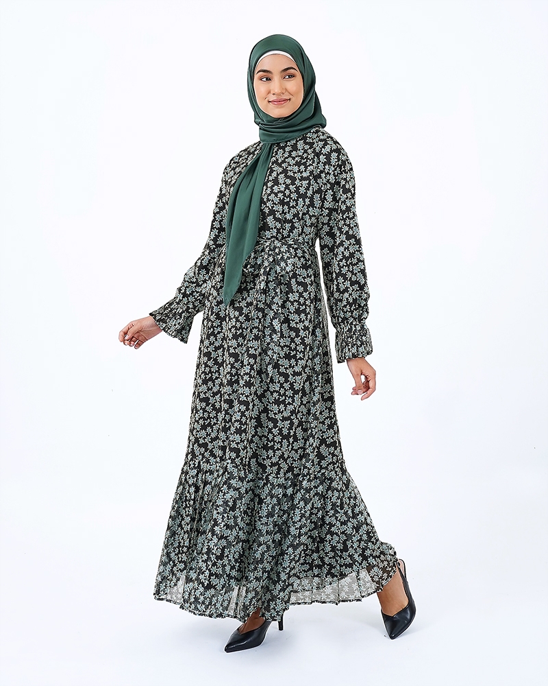 NAELOFAR X LMK SUMMER LOVE - FLEUR DRESS - FLEUR BLACK