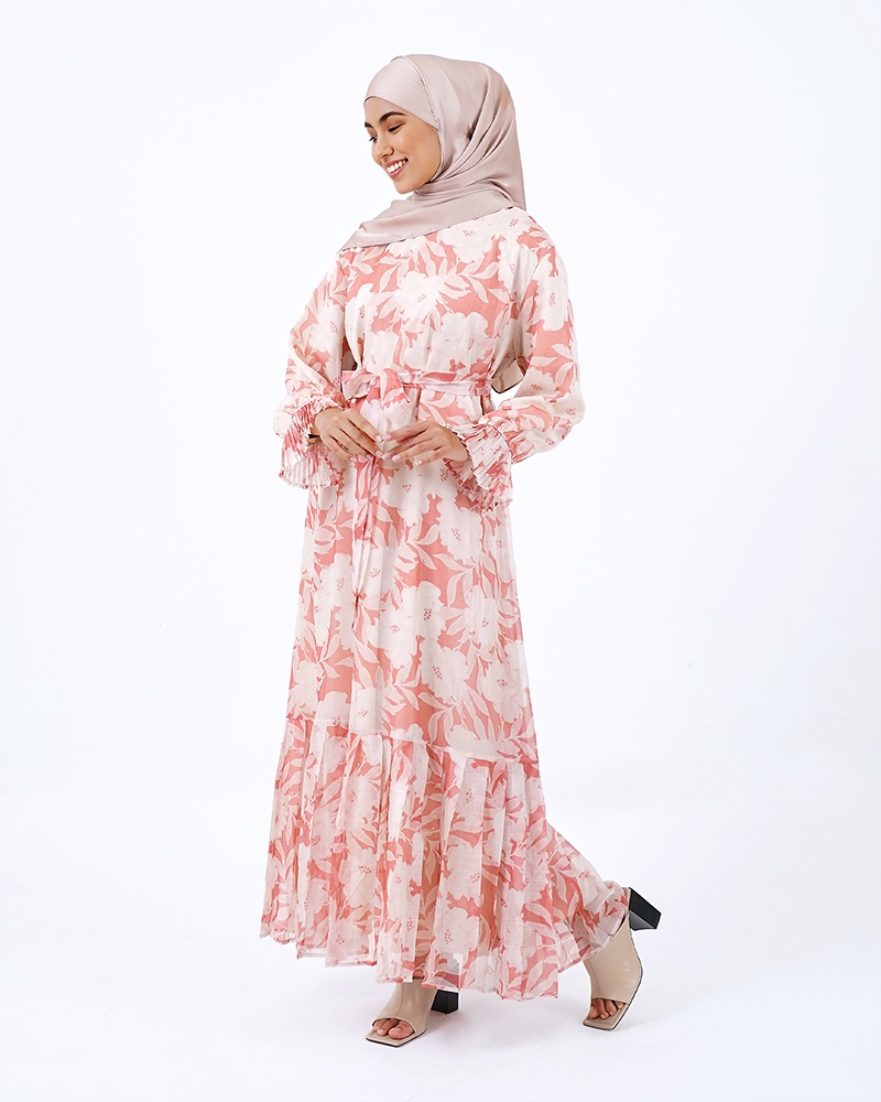 NAELOFAR X LMK SUMMER LOVE - FLEUR DRESS - FLEUR PINK