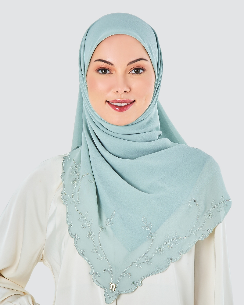 INDAH CRYSTAL SQUARE - SOFT BLUE