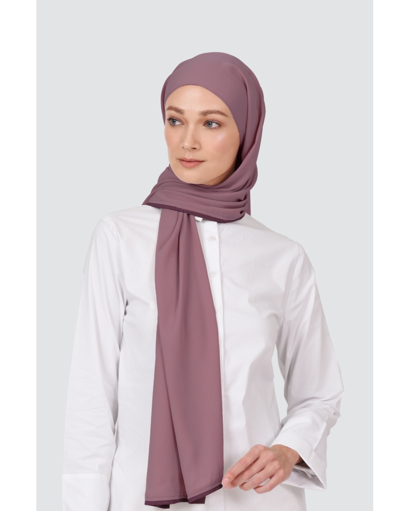 KATE PLAIN - DUSTY GRAPE MAUVE