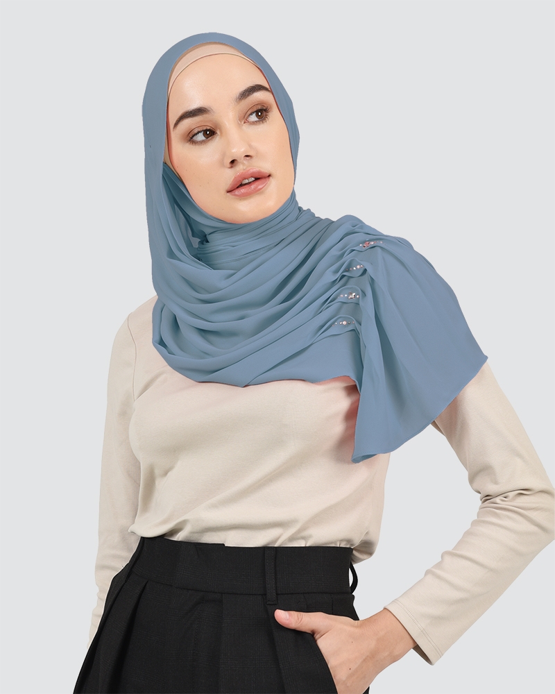 LANA - DUSTY DENIM BLUE