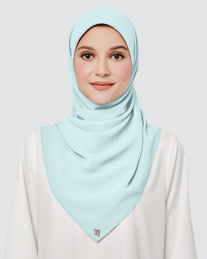 MAYA MATTE SATIN SQUARE - SKY BLUE