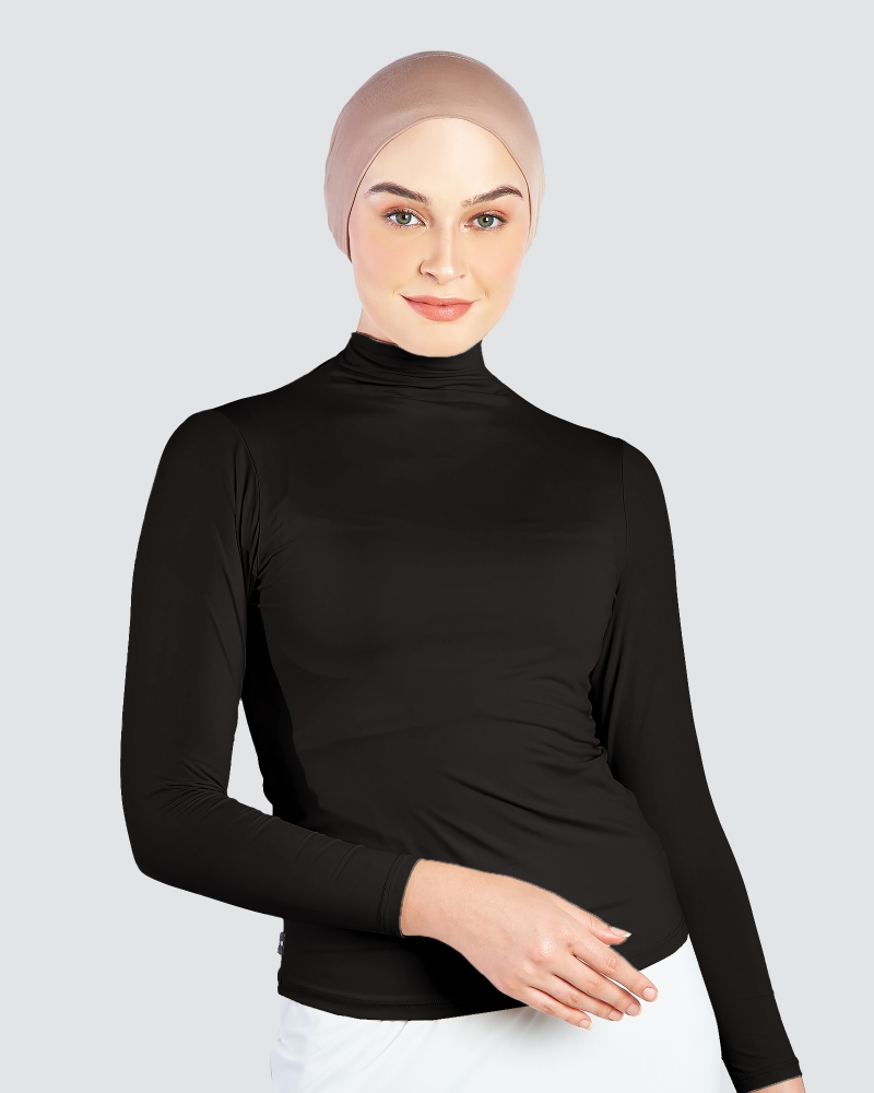 NWEAR LONG SLEEVE TOP - BLACK