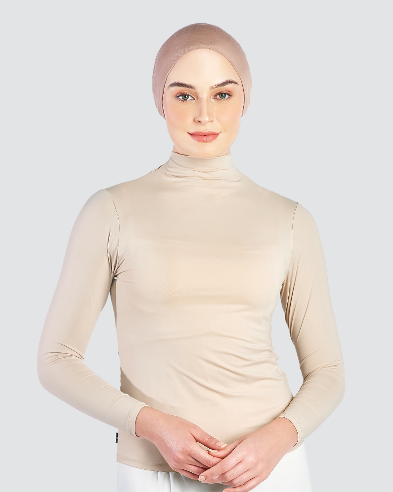 NWEAR LONG SLEEVE TOP - NUDE