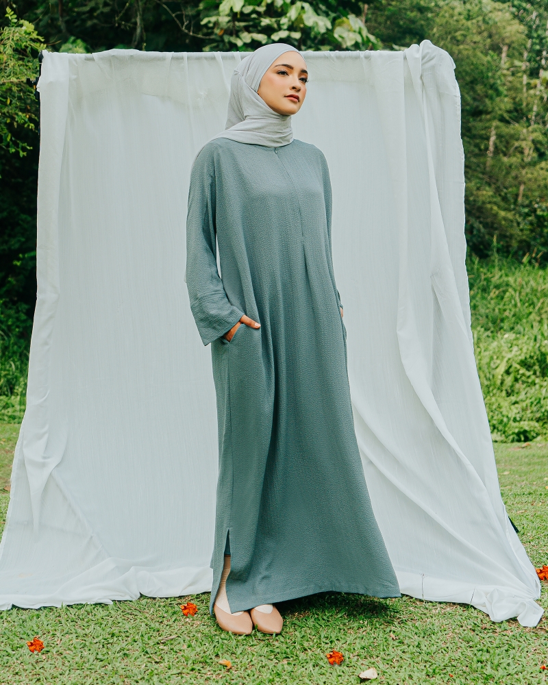 X-PRESS OVERSIZED DRESS - DARK GREY