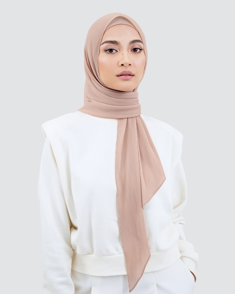 PIYA PLEATED TRIANGLE - DUSTY PINK