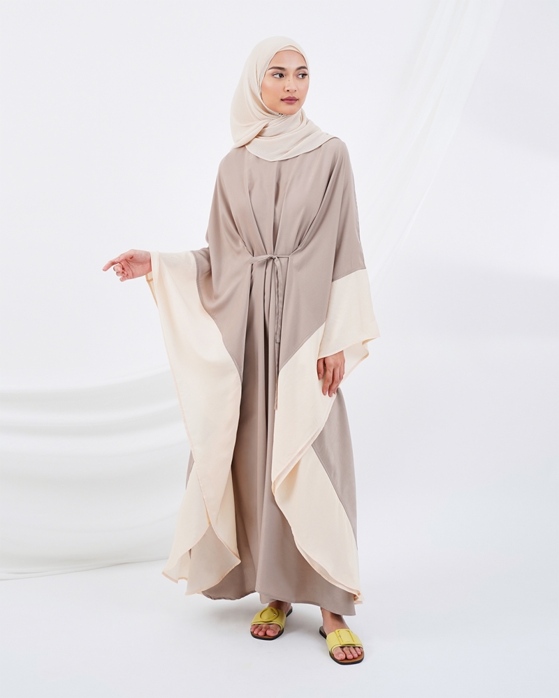 RESORT LOUNGE KAFTAN - TAUPE