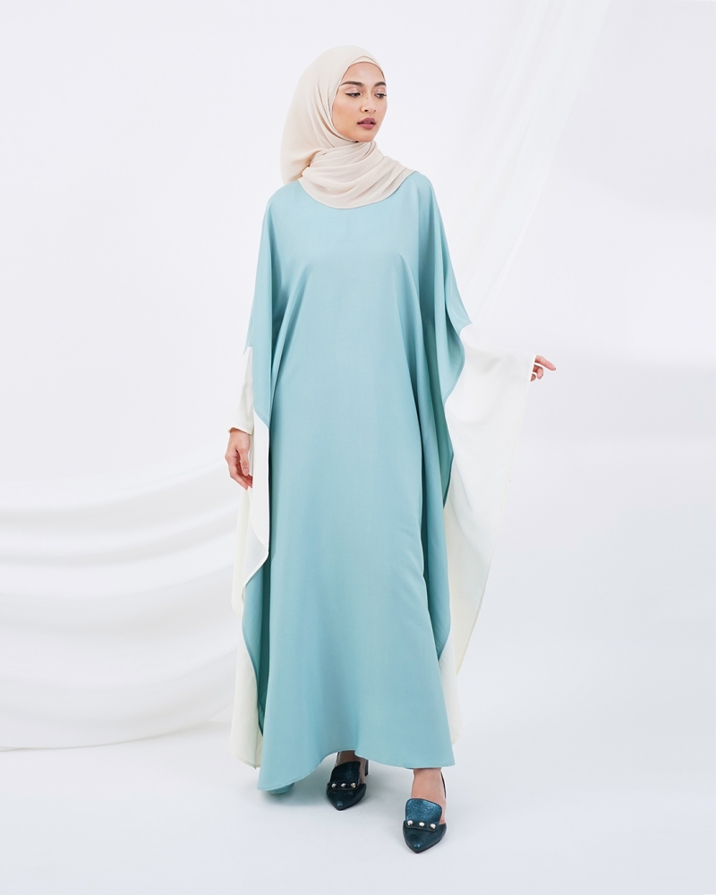 RESORT LOUNGE KAFTAN - TURQUOISE