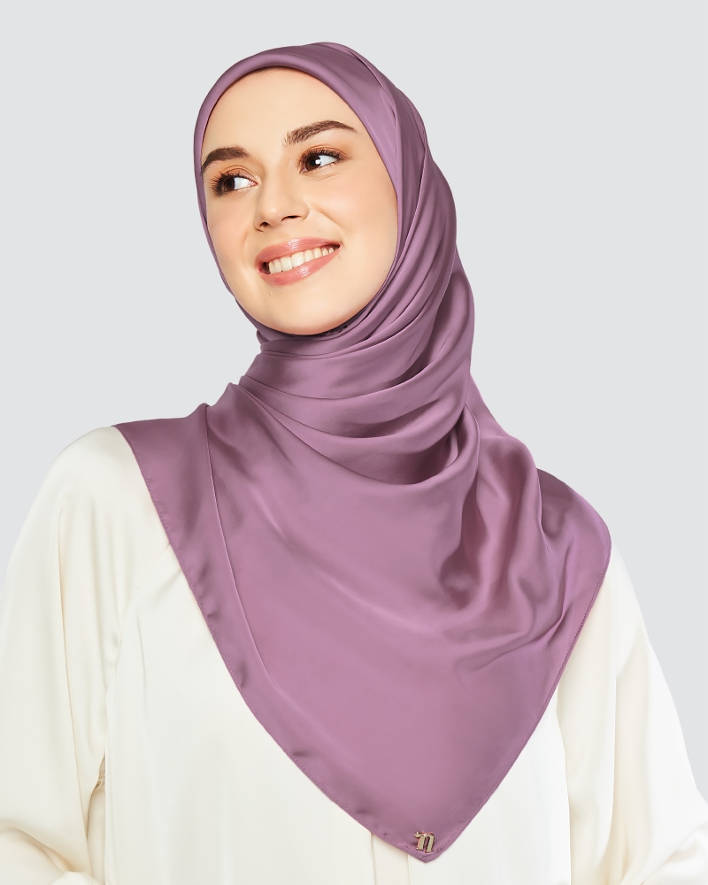 SWARA SATIN SQUARE - PURPLE