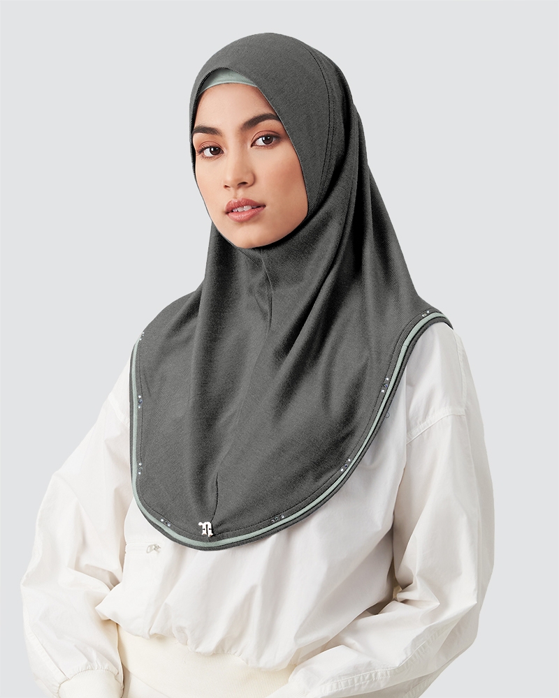 THALIA - DEEP GREY-OLIVE GREEN