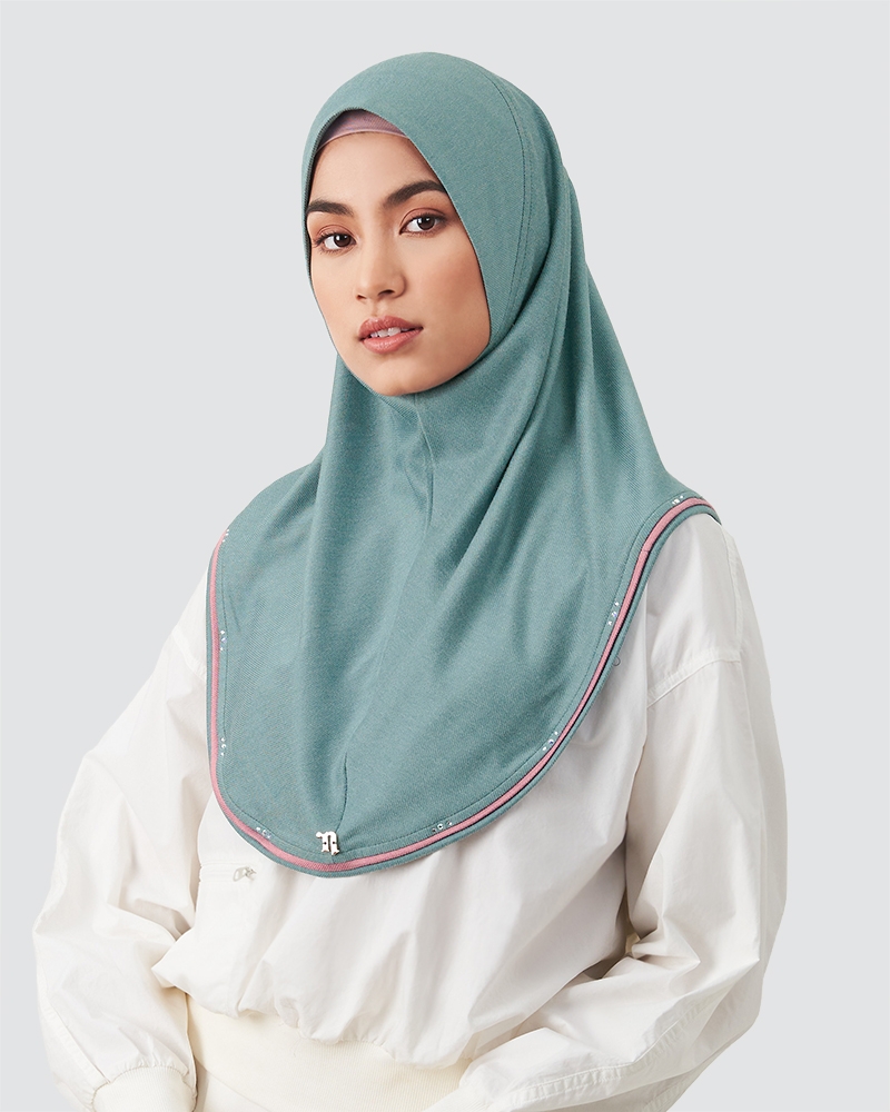 THALIA - DUSTY CYAN-BLUE