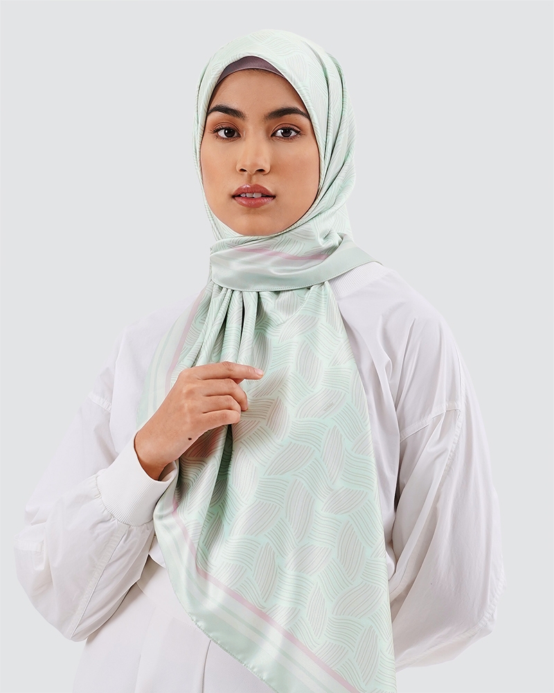 WEAVE SQUARE - MINT GREEN